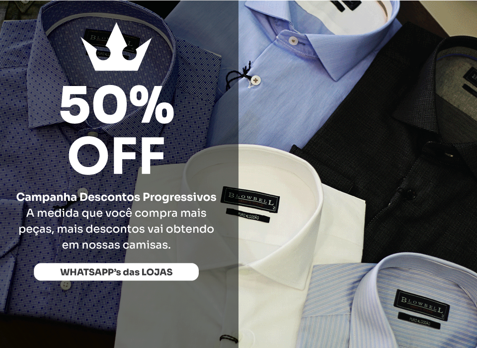 Promoção Camisas Blowbell